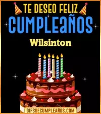 Te deseo Feliz Cumpleaños Wilsinton